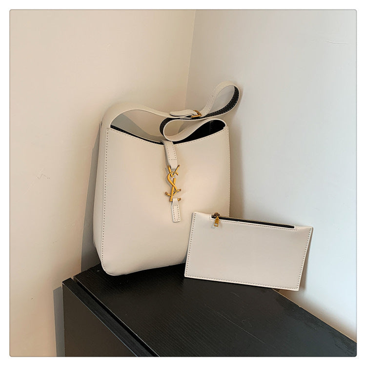 # Trendy Large-Capacity Bucket Bag (Shoulder/Crossbody)