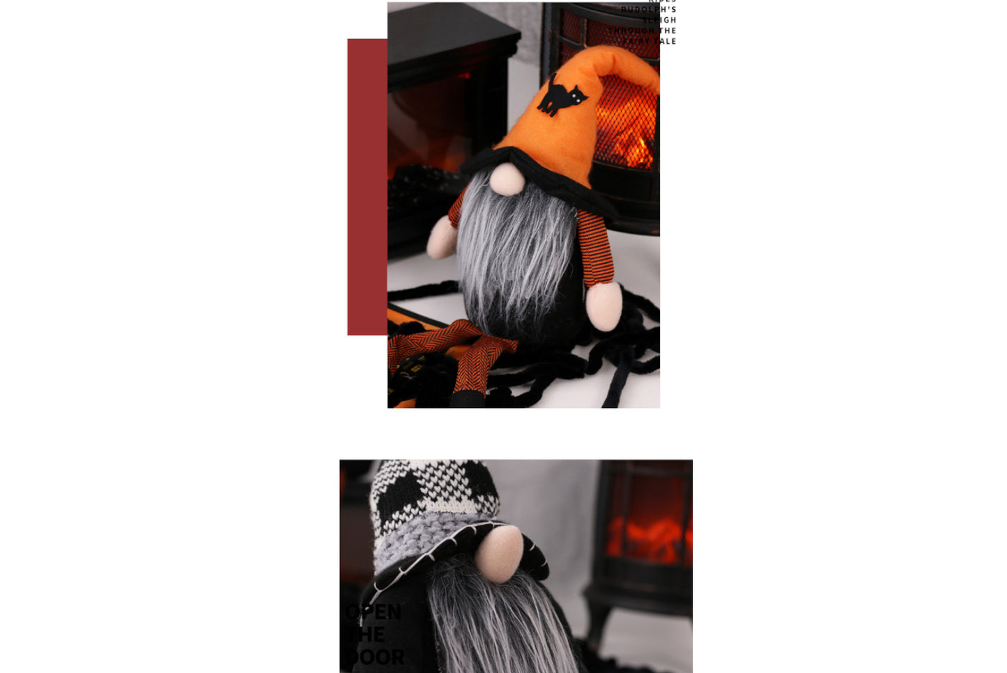 **Halloween 65cm Bat Faceless Old Man Doll**