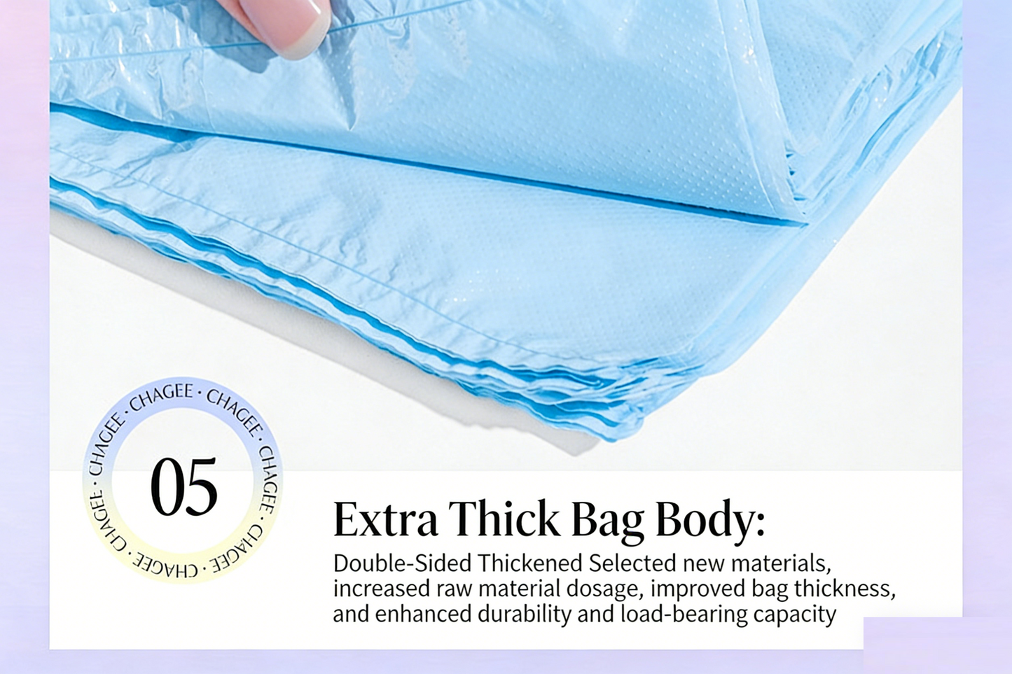 Thickened Hand-held Trash Bags (100-Pack)