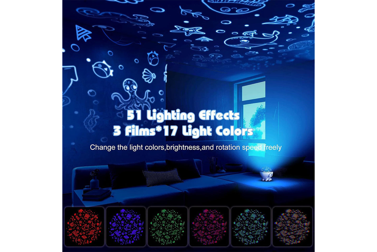 Octopus Starry Sky Lamp