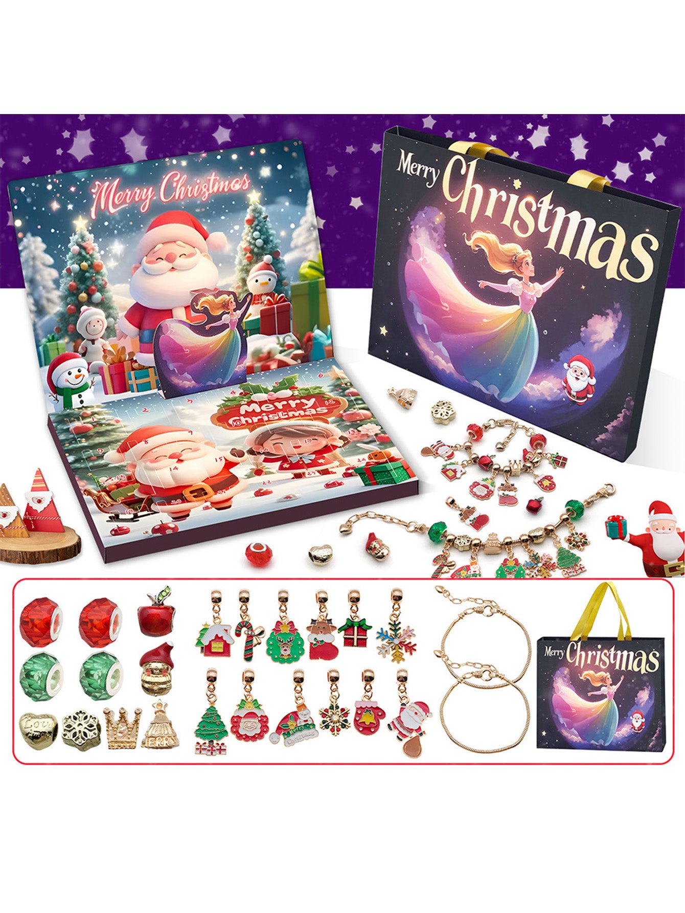 Children's Handmade DIY Beaded Bracelet Set