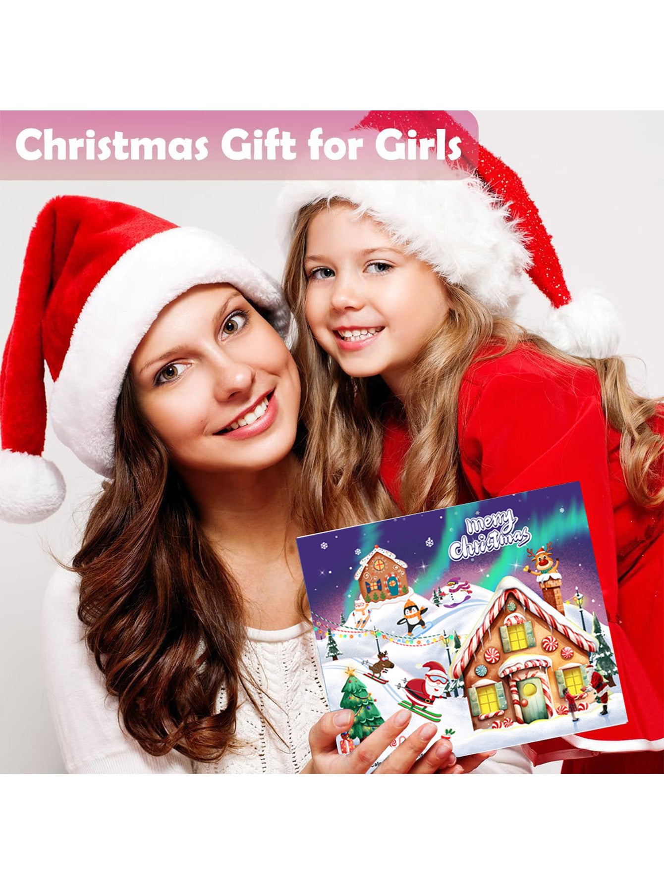 Christmas Countdown Advent Calendar Gift Box 24-grid