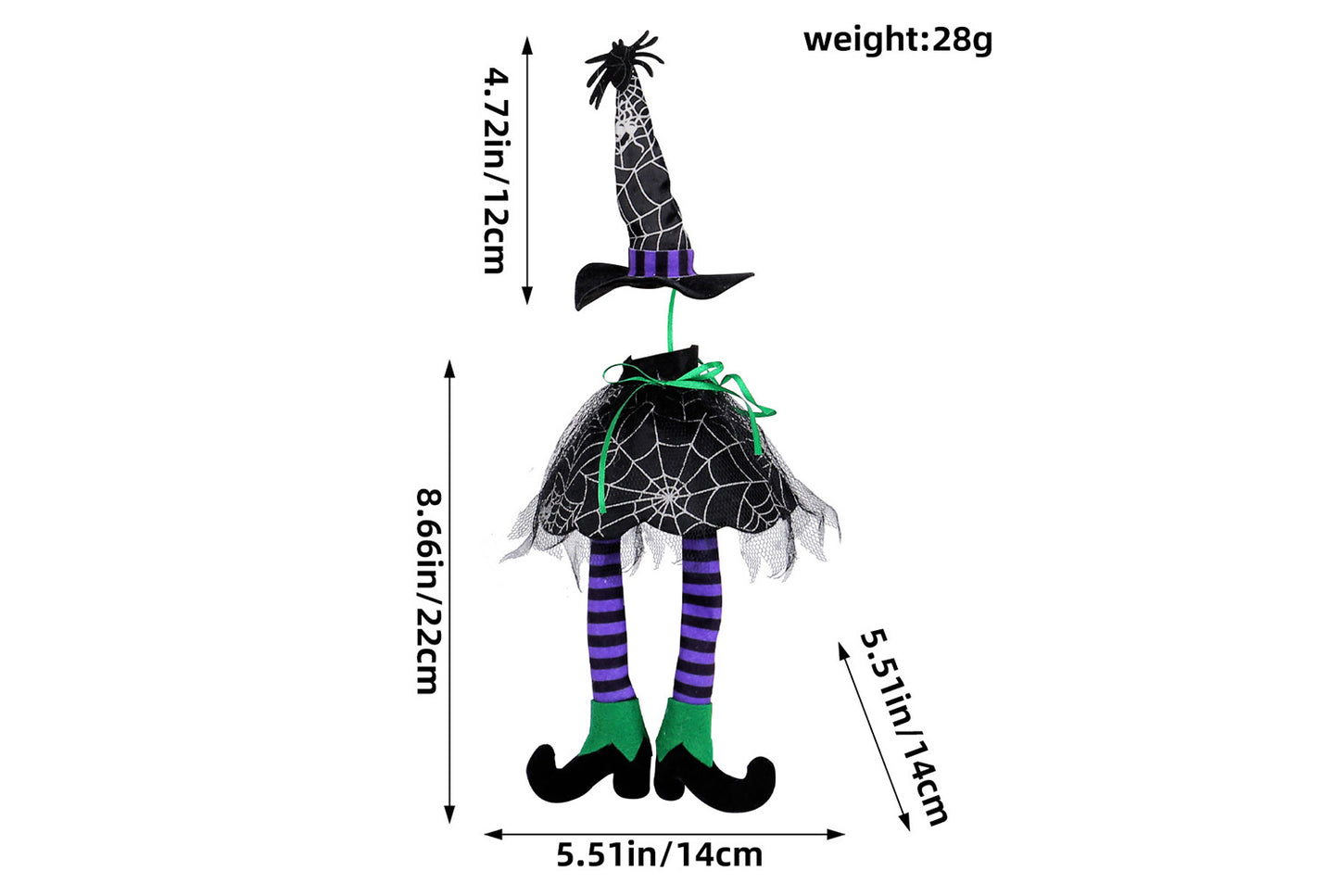 Halloween Witch Hat Wine Bottle Holder