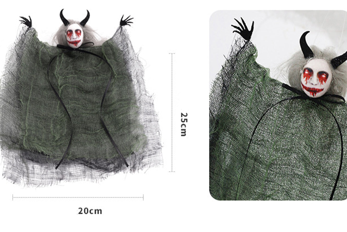 Halloween Decorations, Scary Ghost Doll Pendant, Haunted House Decoration Props