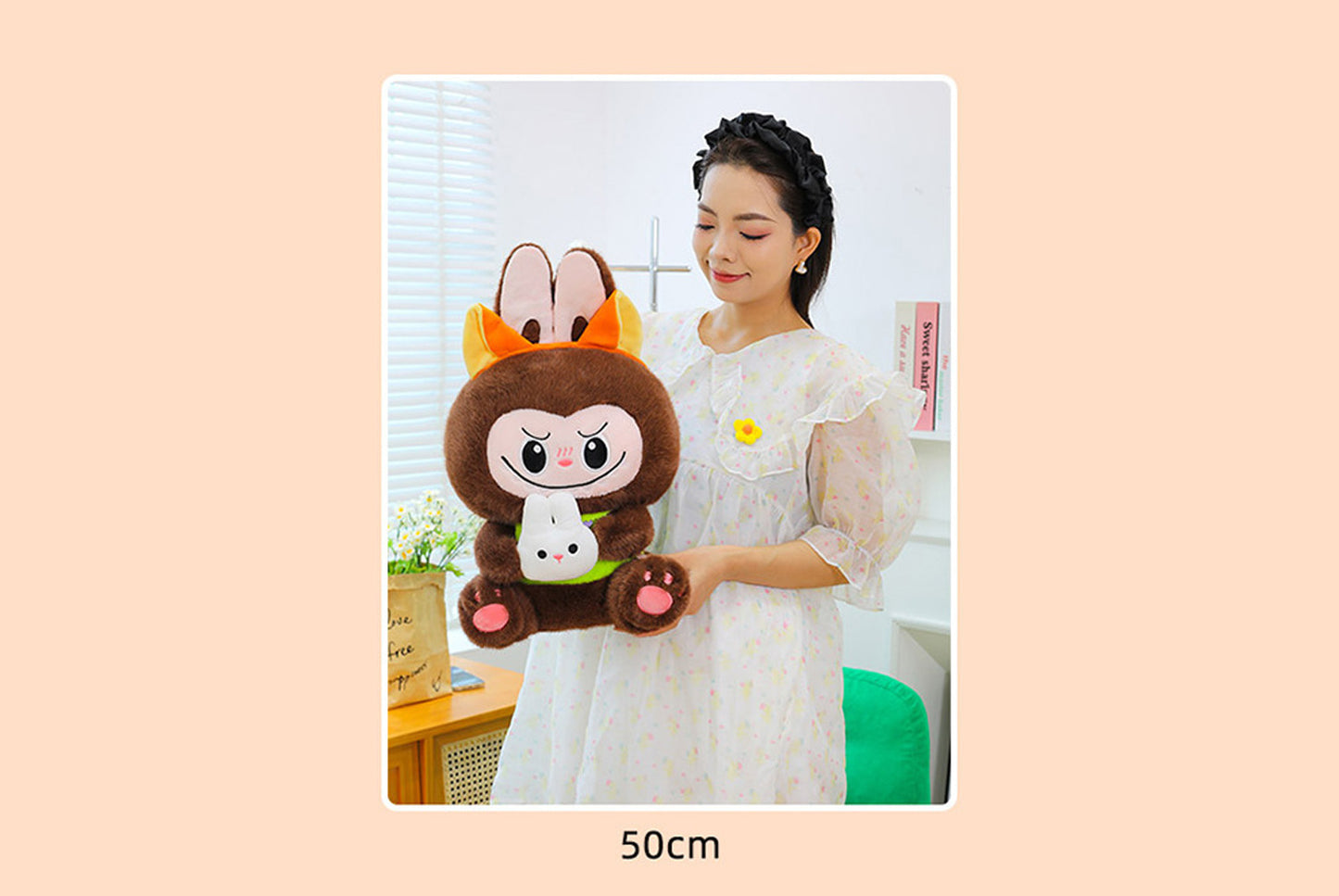 Transformation Labubu Plush Doll