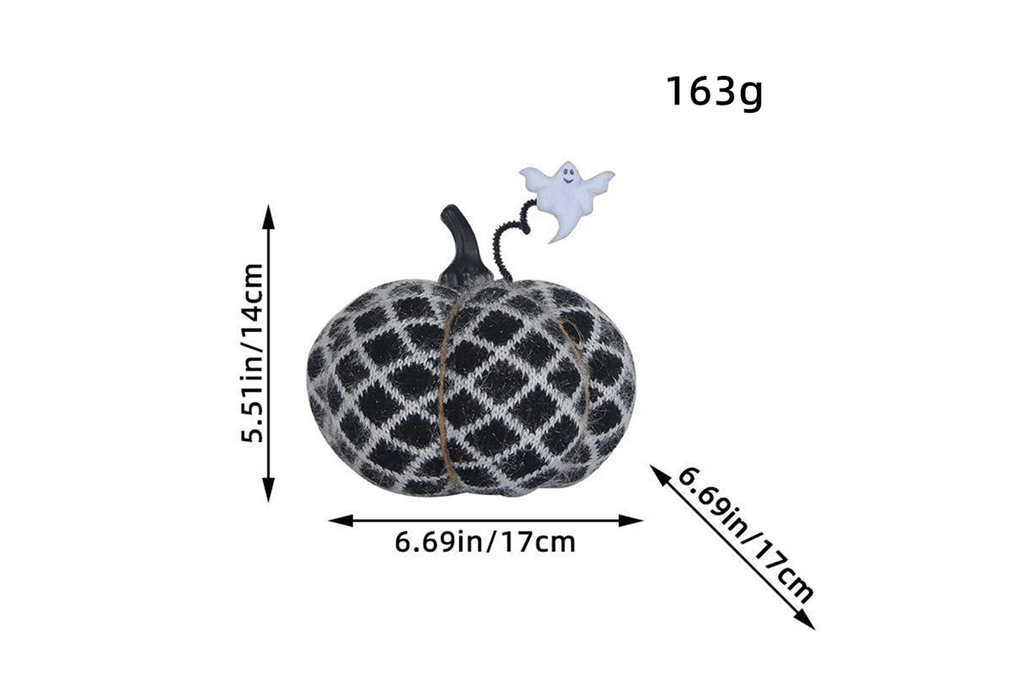 Halloween Pumpkin Ornaments | Five Colors Available