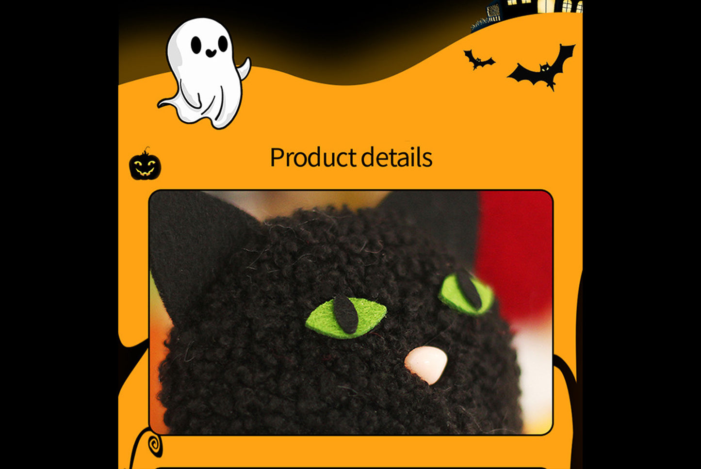 **Halloween Decorative Stuffed Figure: Cute Ghost Pumpkin Faceless Old Man**