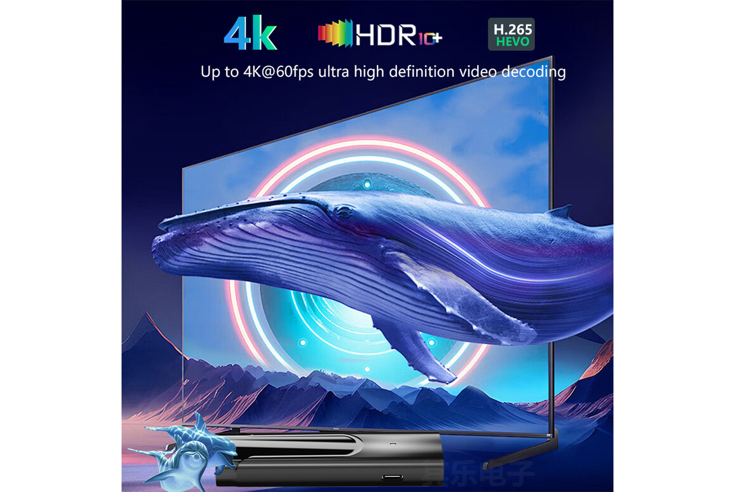 **M98 Y9 Android 12 Internet Set-Top Box 2GB+16GB Mini TV Box**(UK plug)