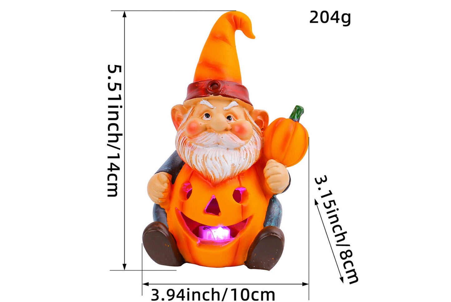 Halloween Glowing Gnome Ornament | 4 Styles Available