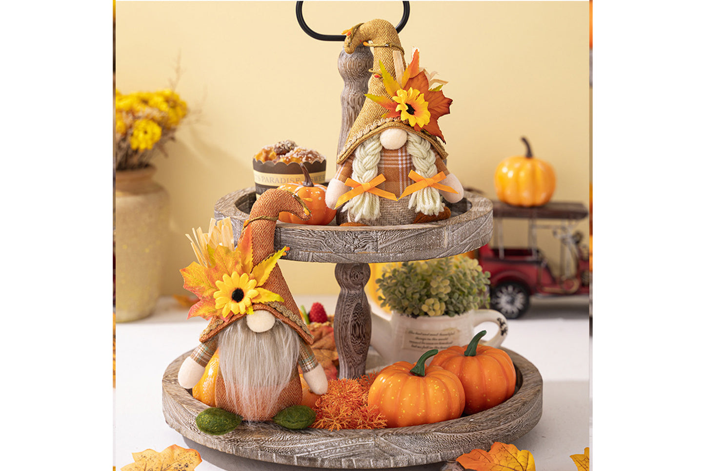 Standing Faceless Doll Gnome Figurine