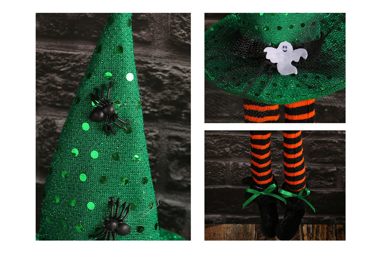 Halloween Witch Hat Hanging Ornament