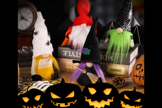 **Halloween Witch Bat Doll Decorative Ornament**