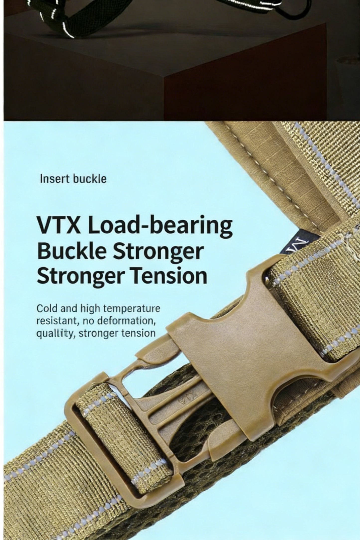 **Upgraded Tactical Dog Harness (Explosion-Proof Dog Collar)**
