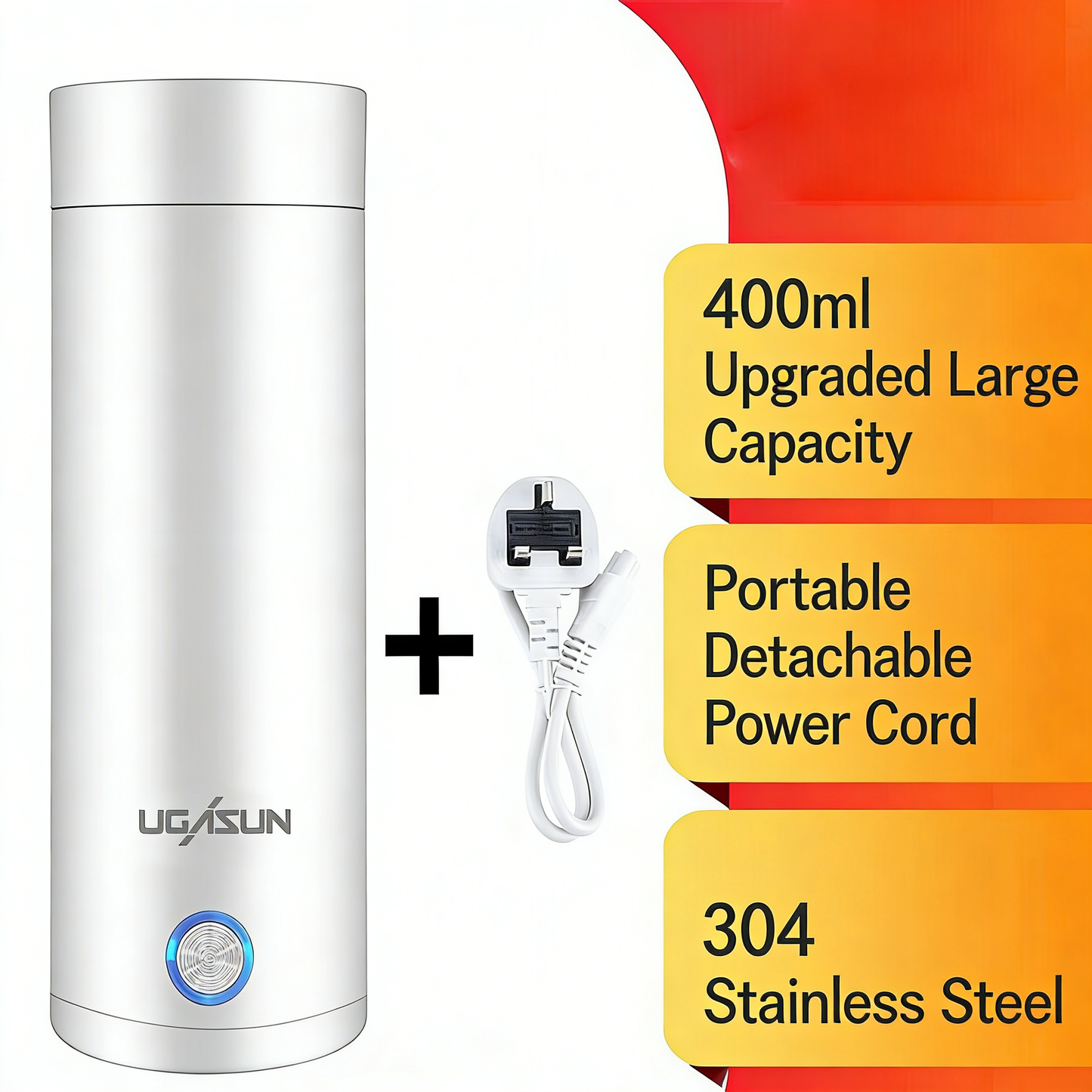 **Small Portable Electric Cup Travel Insulated Kettle**