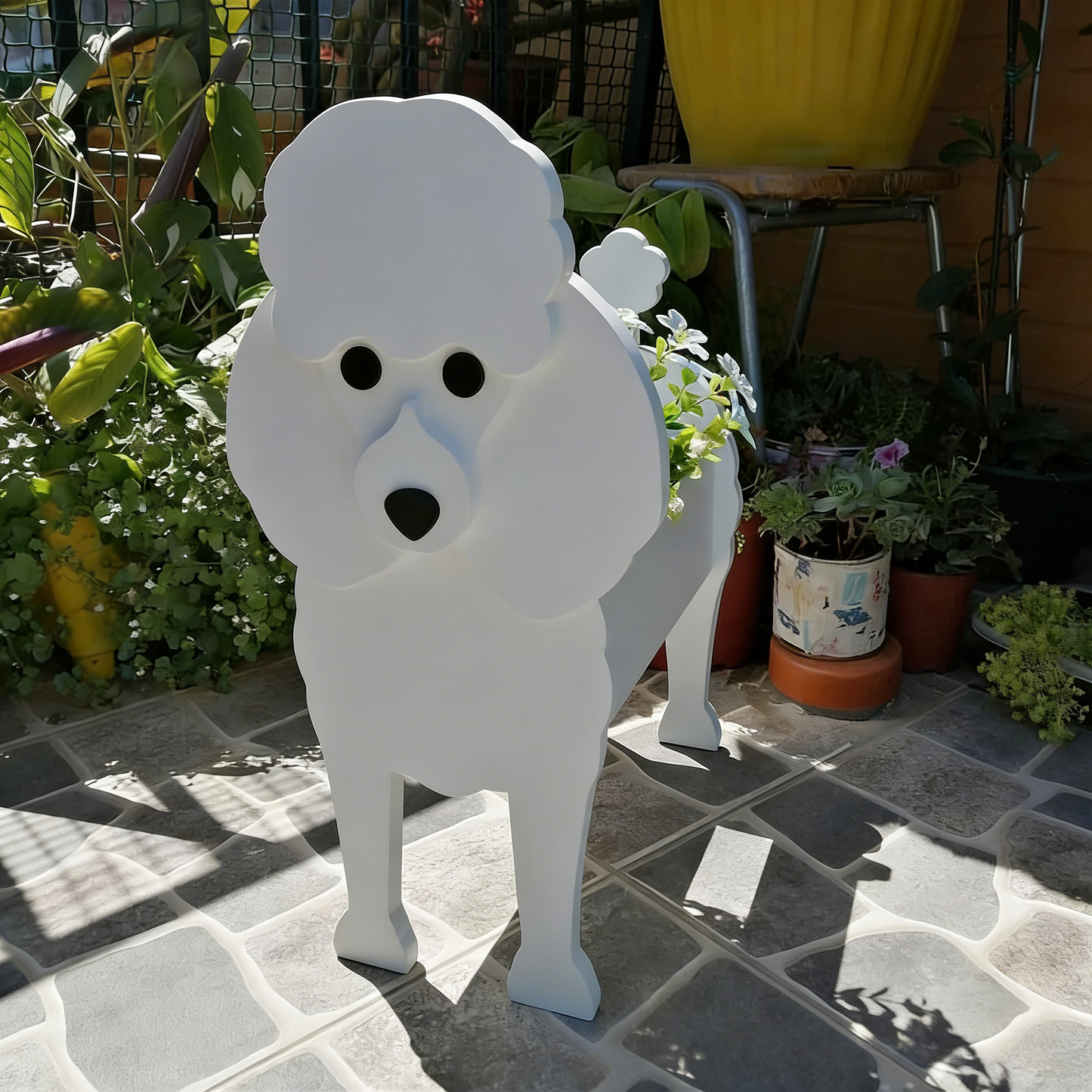 Dog-Shaped Flower Pot for Pets