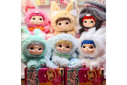 WAKUKU Fox and Bunny Mischievous Diary Doll