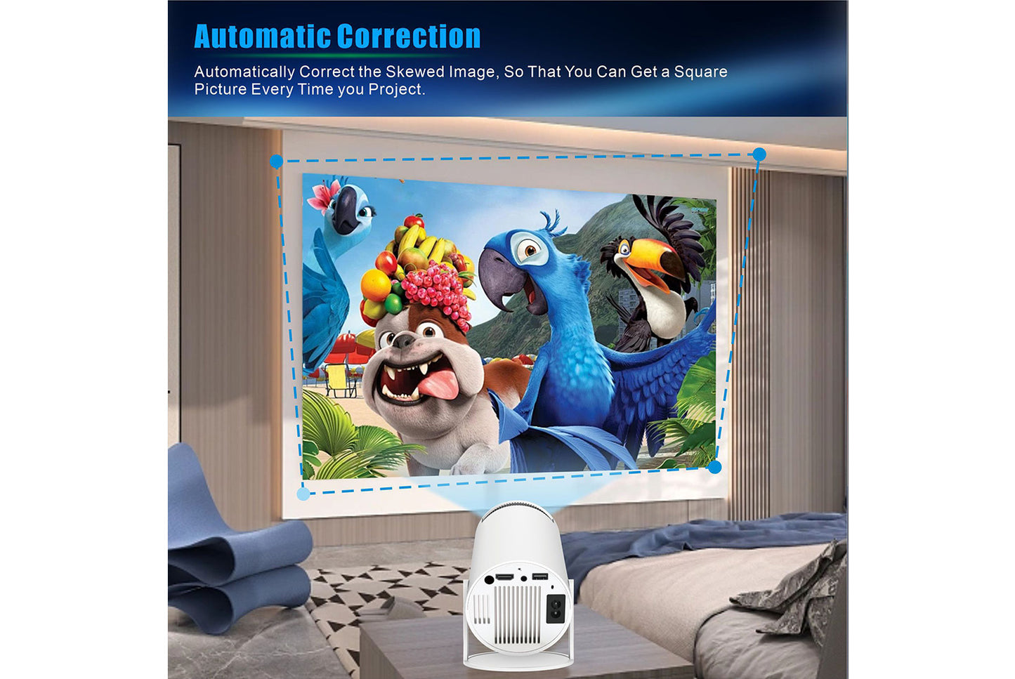 **X10 PLUS Smart HD Projector 2+8GB Edition**(UK plug)