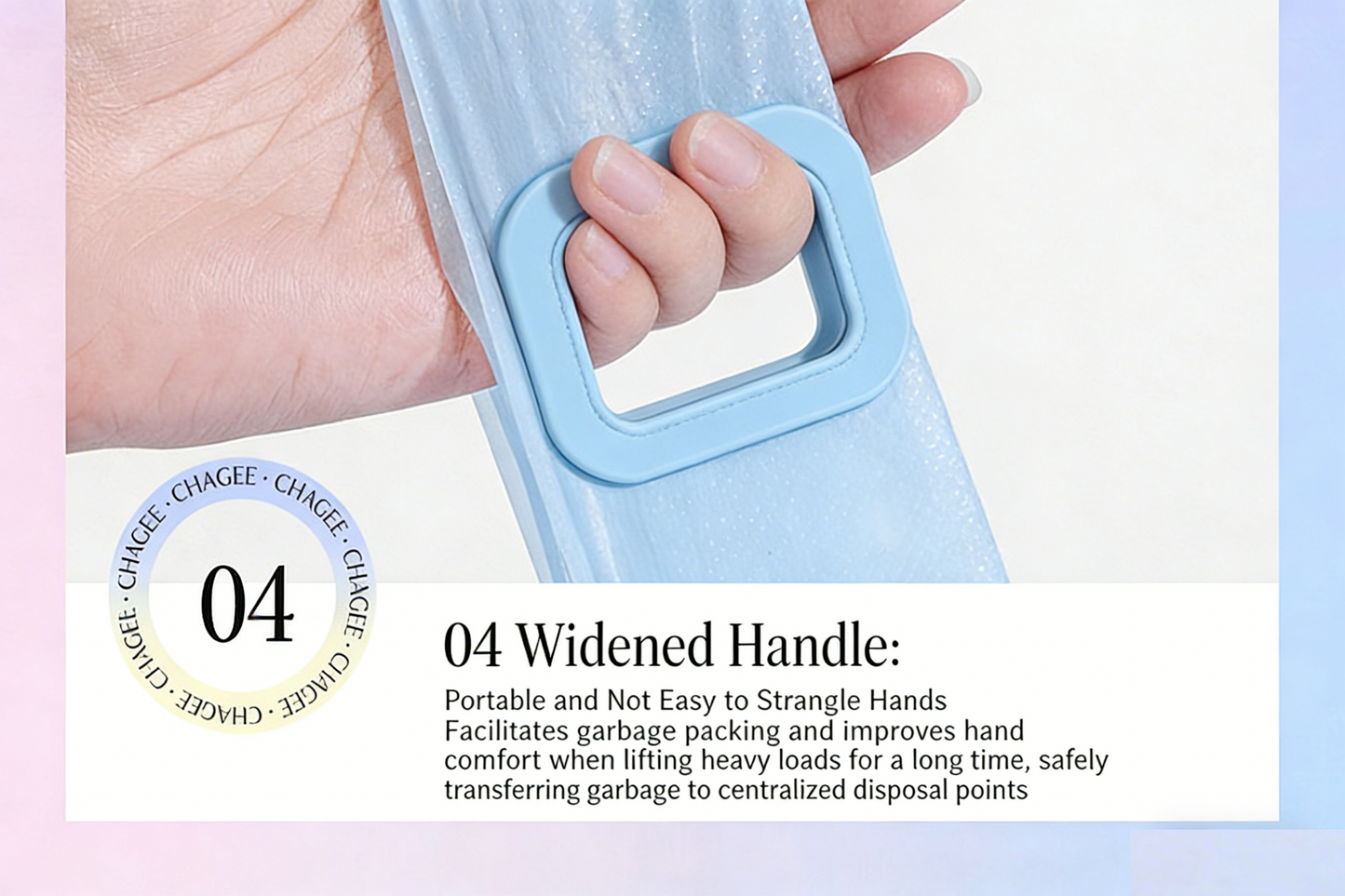 Thickened Hand-held Trash Bags (100-Pack)