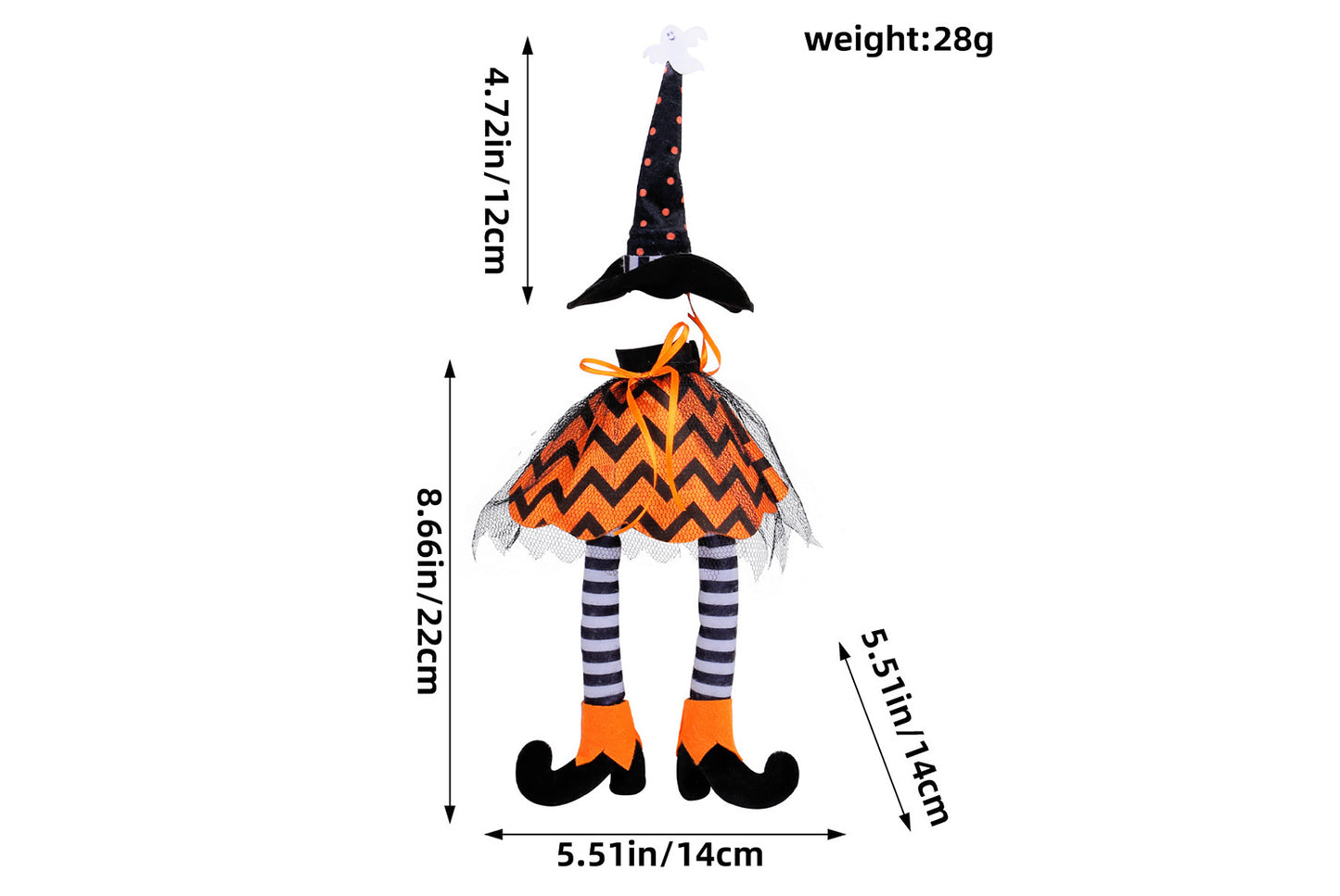 Halloween Witch Hat Wine Bottle Holder