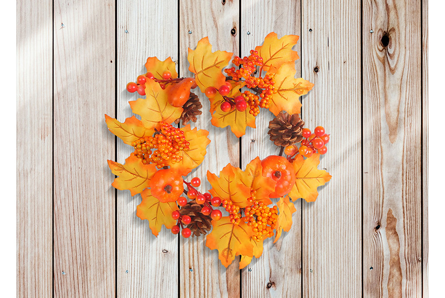 Berry Door Hanger (Pine Cone Pumpkin Style)