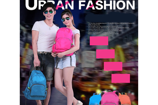 Outdoor folding backpack