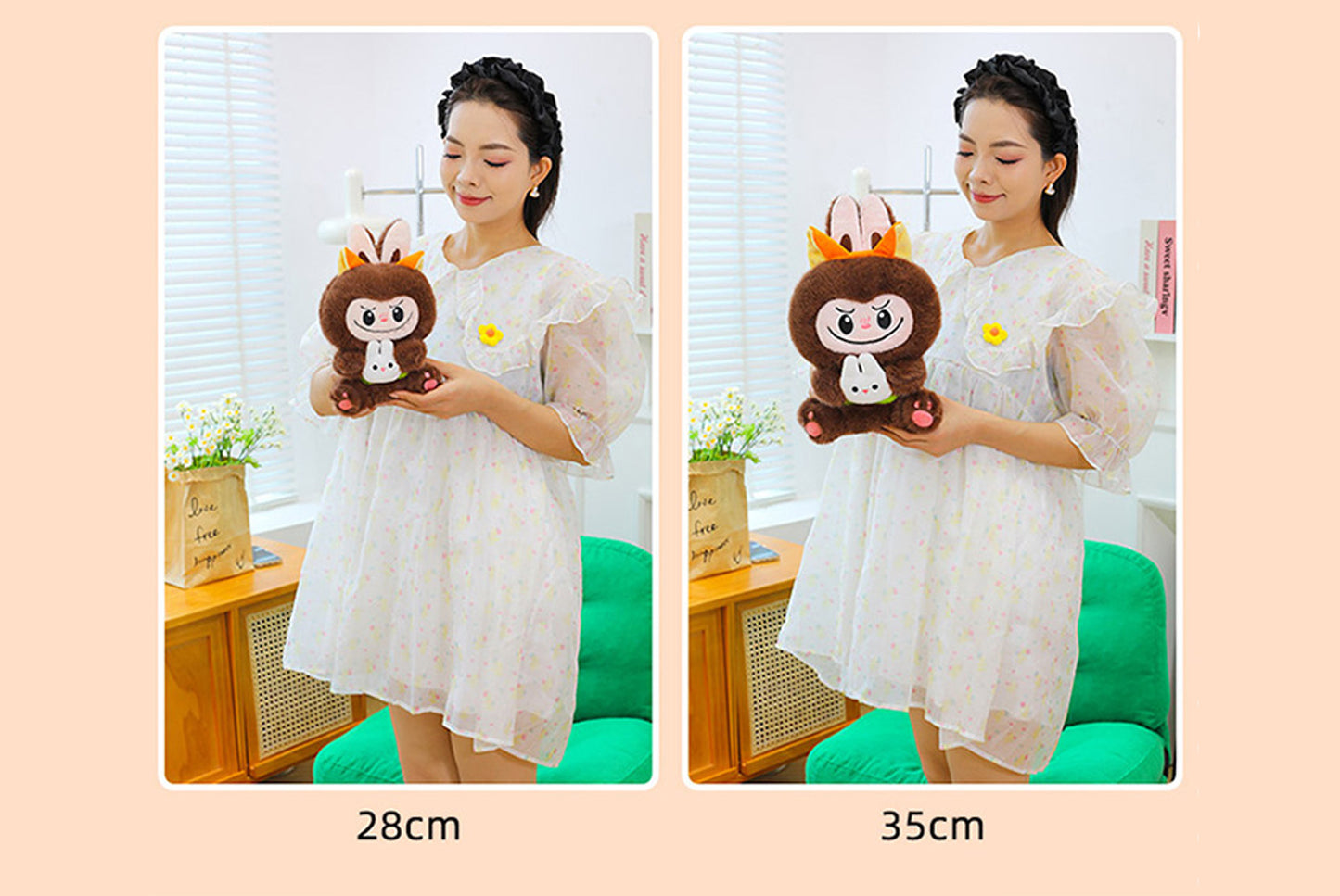 Transformation Labubu Plush Doll