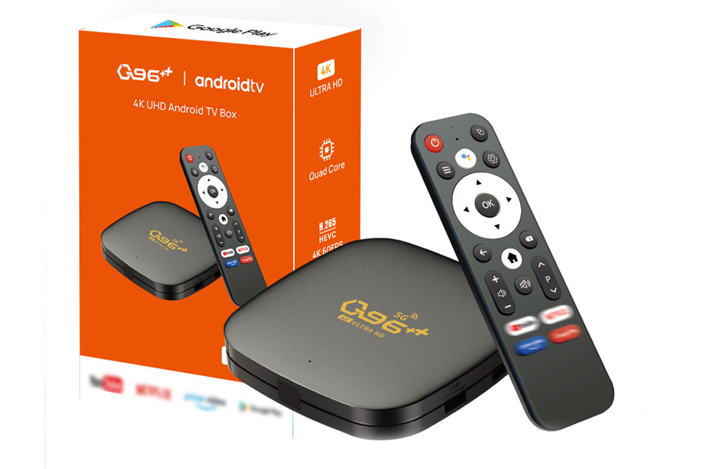 **Q96++ Android Internet TV Set-Top Box 8GB+128GB Edition**(UK plug)