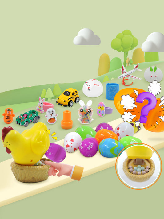 Easter Egg Surprise Egg Hen Gacha Egg Set Children's Party Gift Blind Box Toy