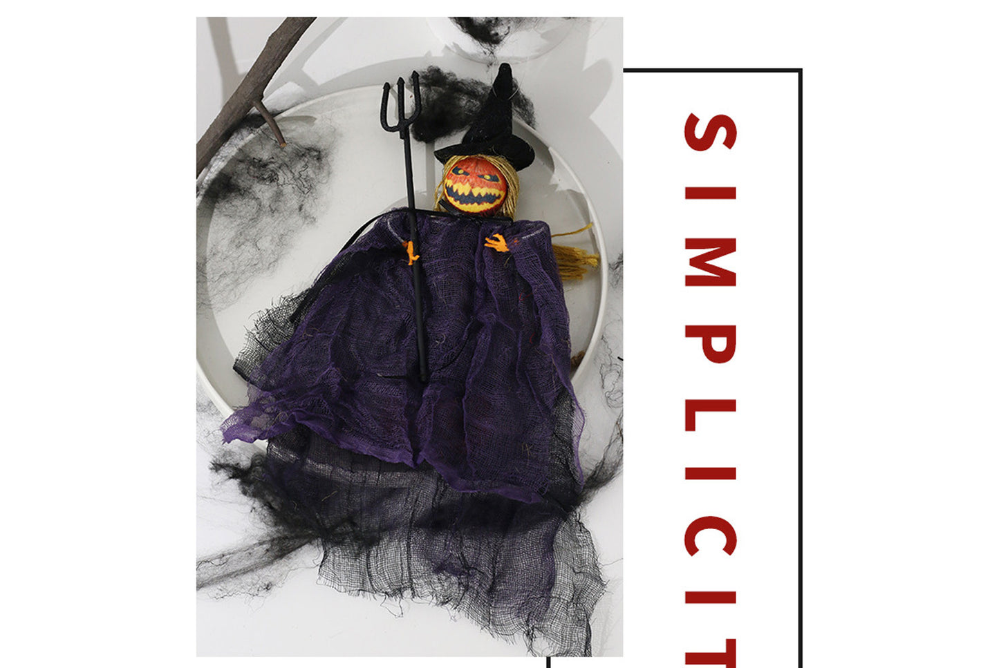 **Halloween Scary Pumpkin Doll Pendant - A Must-Haunted Party Decoration**