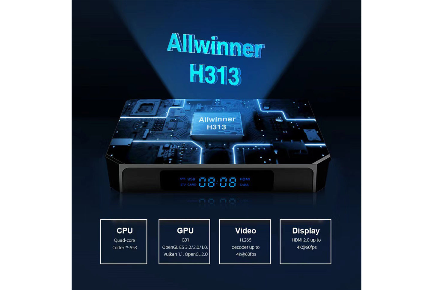 **M98PRO Android Internet TV Set-Top Box 2GB+16GB UK Edition**(UK plug)