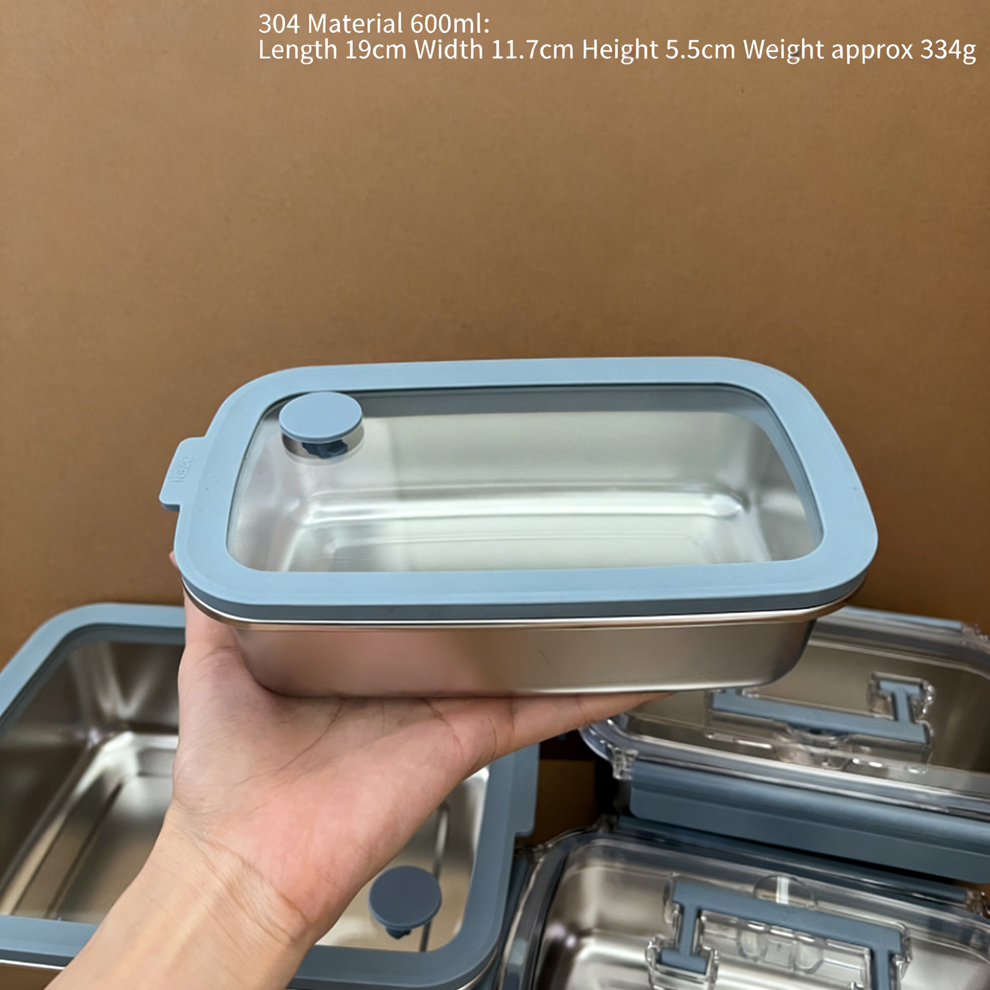 304 Stainless Steel Food Storage Containers