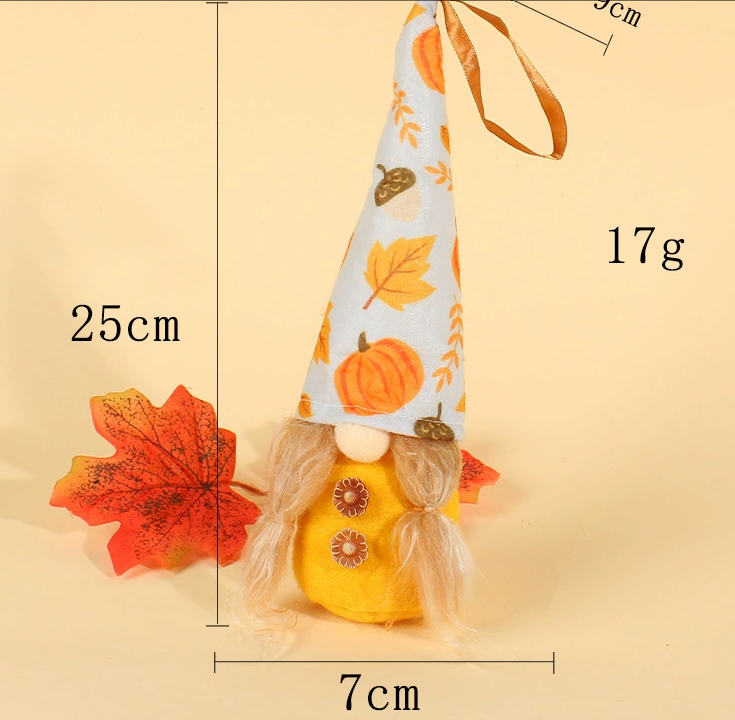 Autumn Harvest Festival Faceless Doll Hanging Ornament