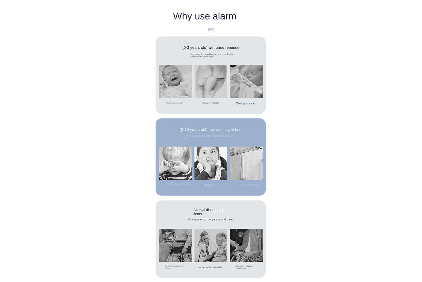 TXQ-2 Wireless Wetness and Enuresis Alarm