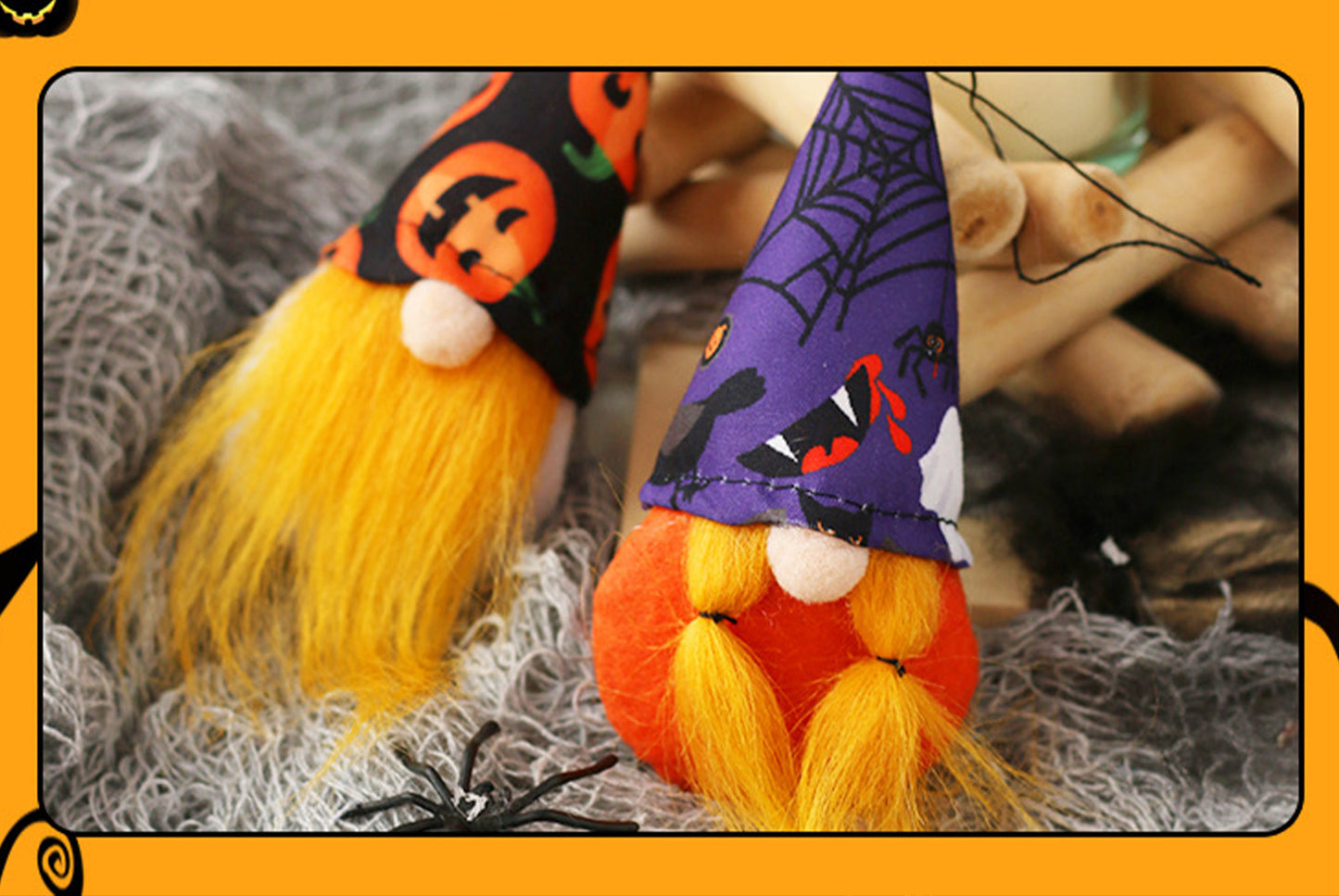 Halloween Decorations Mini Faceless Old Man Doll Pendant**