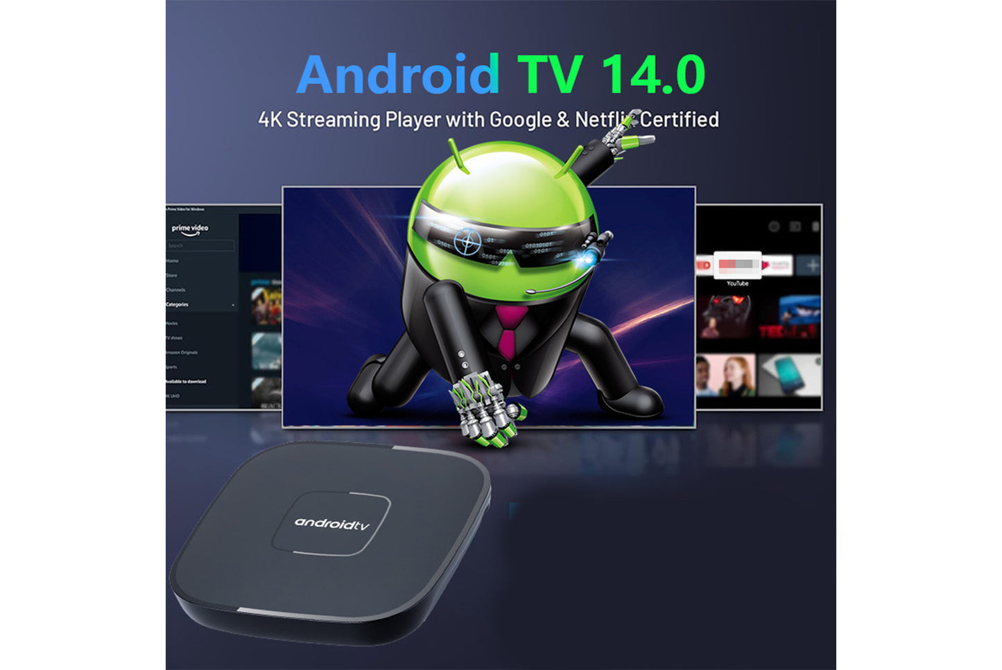 **Q96A1 4K Smart Internet Set-Top Box 8GB+128GB UK Edition**(UK plug)