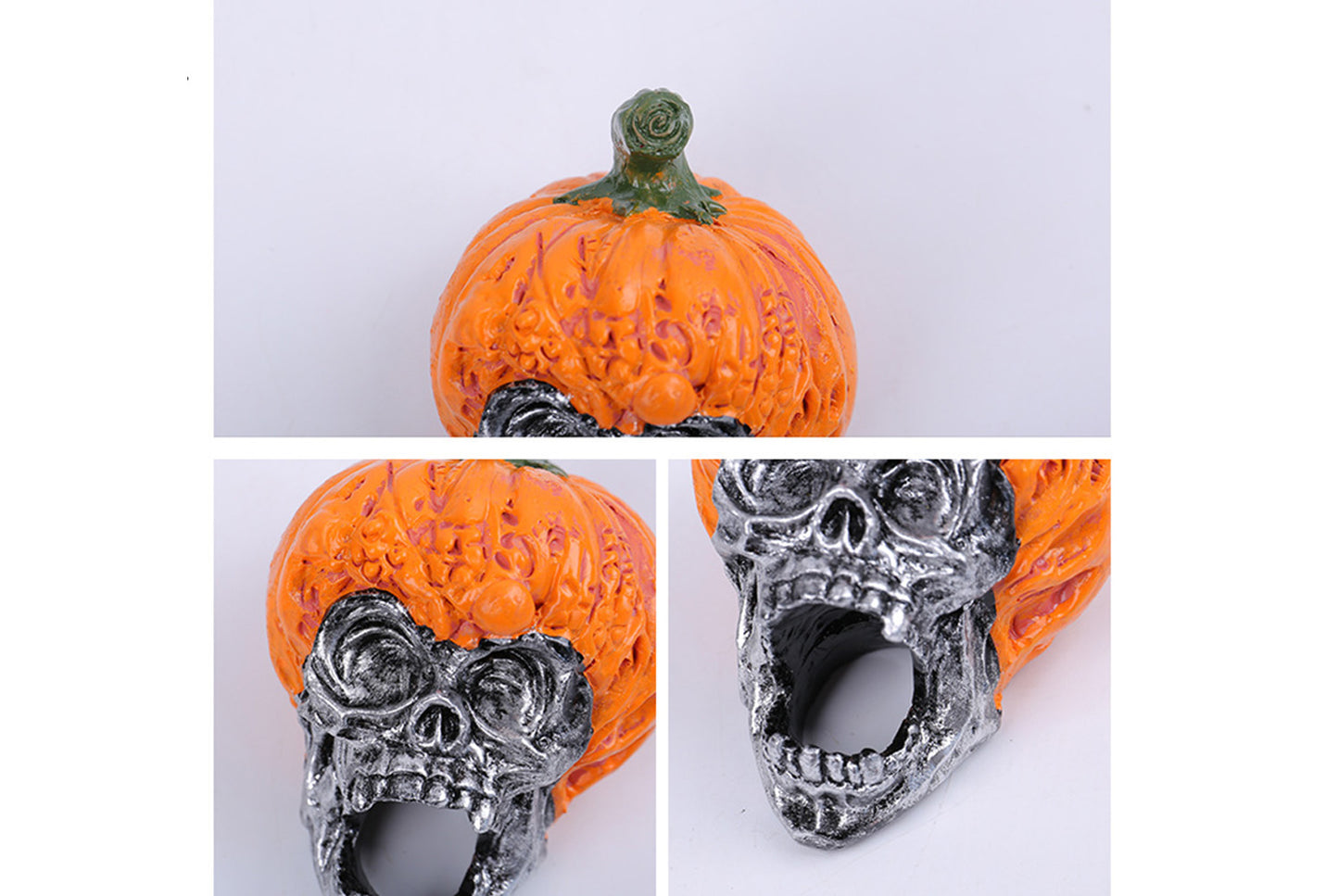 Halloween Resin Skull Figurine