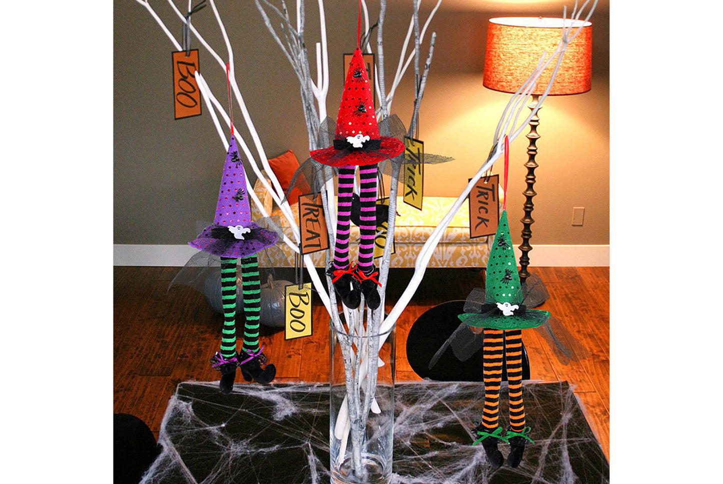 Halloween Witch Hat Hanging Ornament