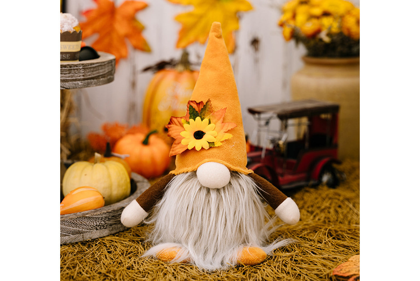 *Thanksgiving Decorative Gnome Figurine