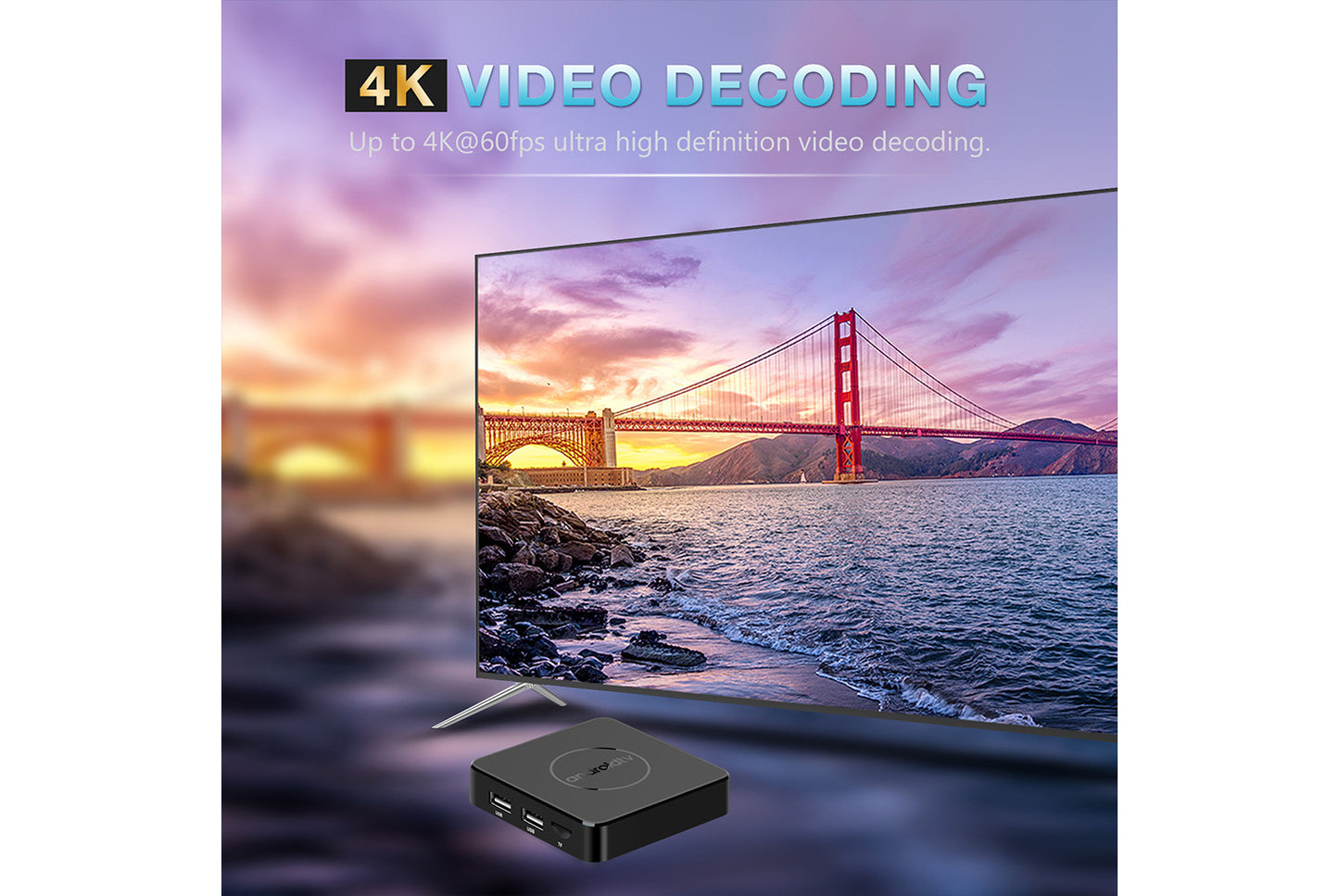 **Wi-Fi 6 Smart Internet Set-Top Box 8GB+128GB UK Edition**(UK plug)