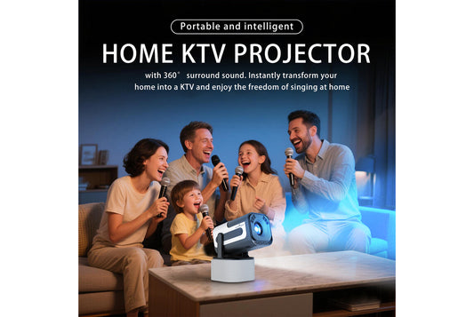 HD 4K Portable Home Projector(UK plug)