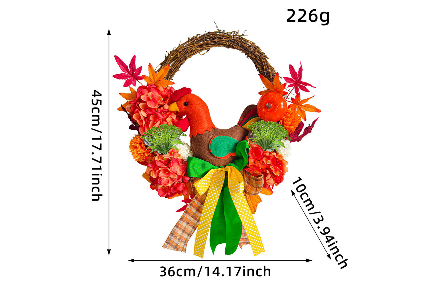 Chicken Figure Wreath