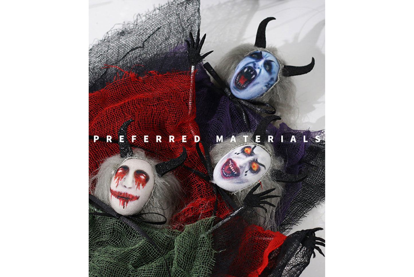 Halloween Decorations, Scary Ghost Doll Pendant, Haunted House Decoration Props