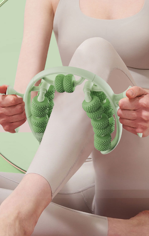 # 26-Roll Adjustable Circular Leg Massager