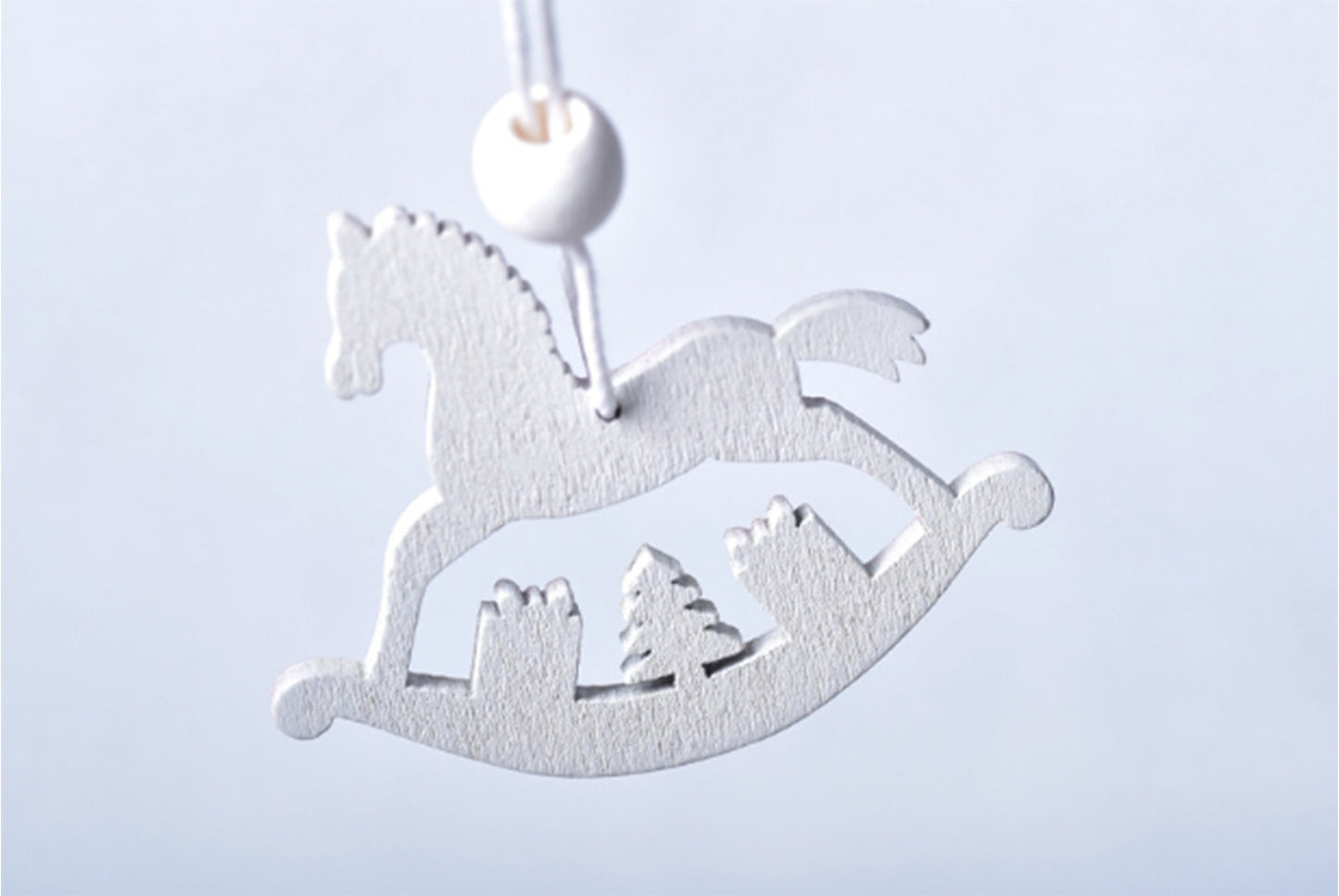 **Wooden Box Christmas Ornament Set - Holiday Decorations**