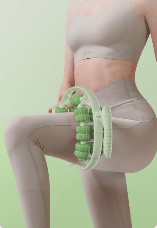# 26-Roll Adjustable Circular Leg Massager