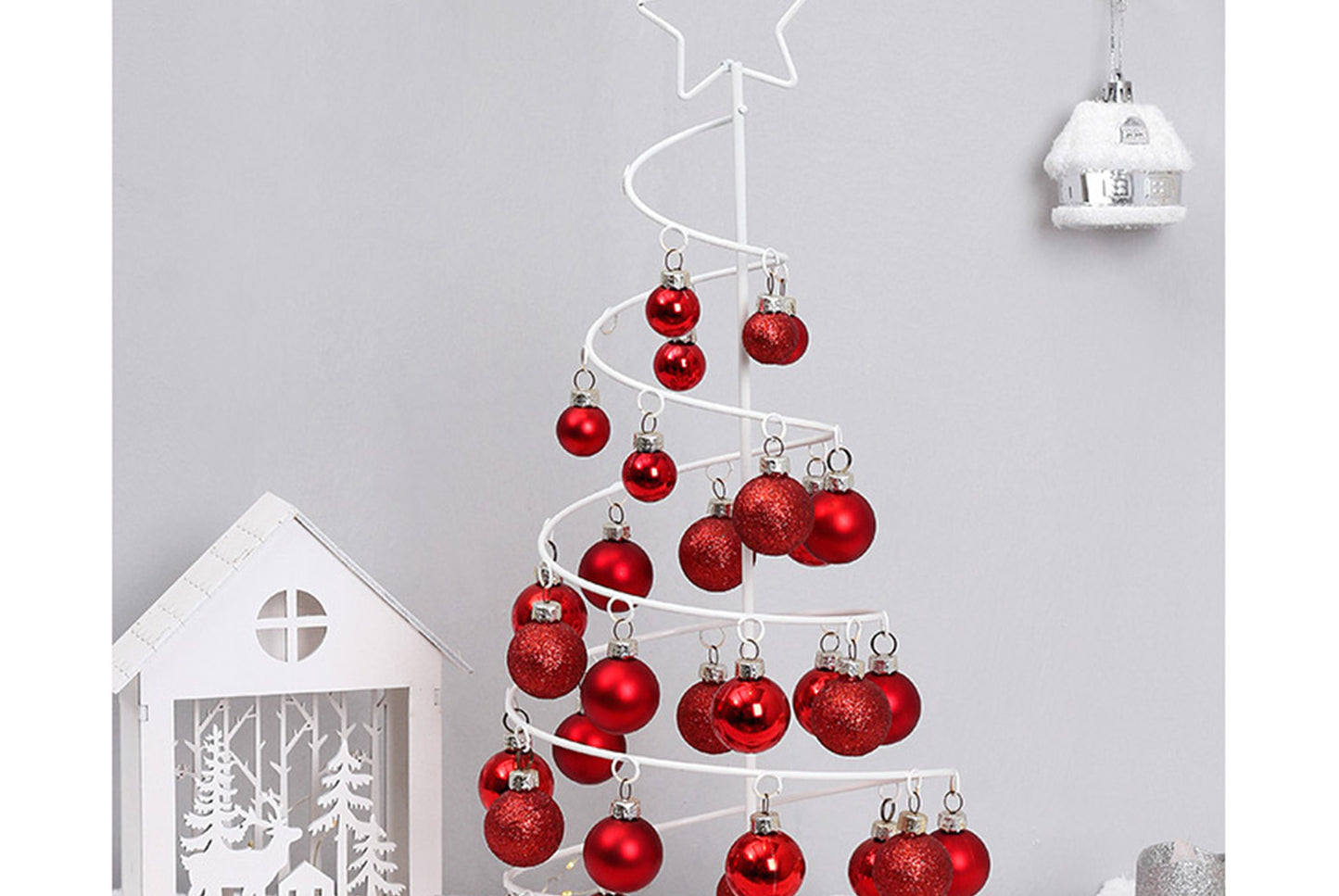 Wrought Iron Christmas Ball Pendant