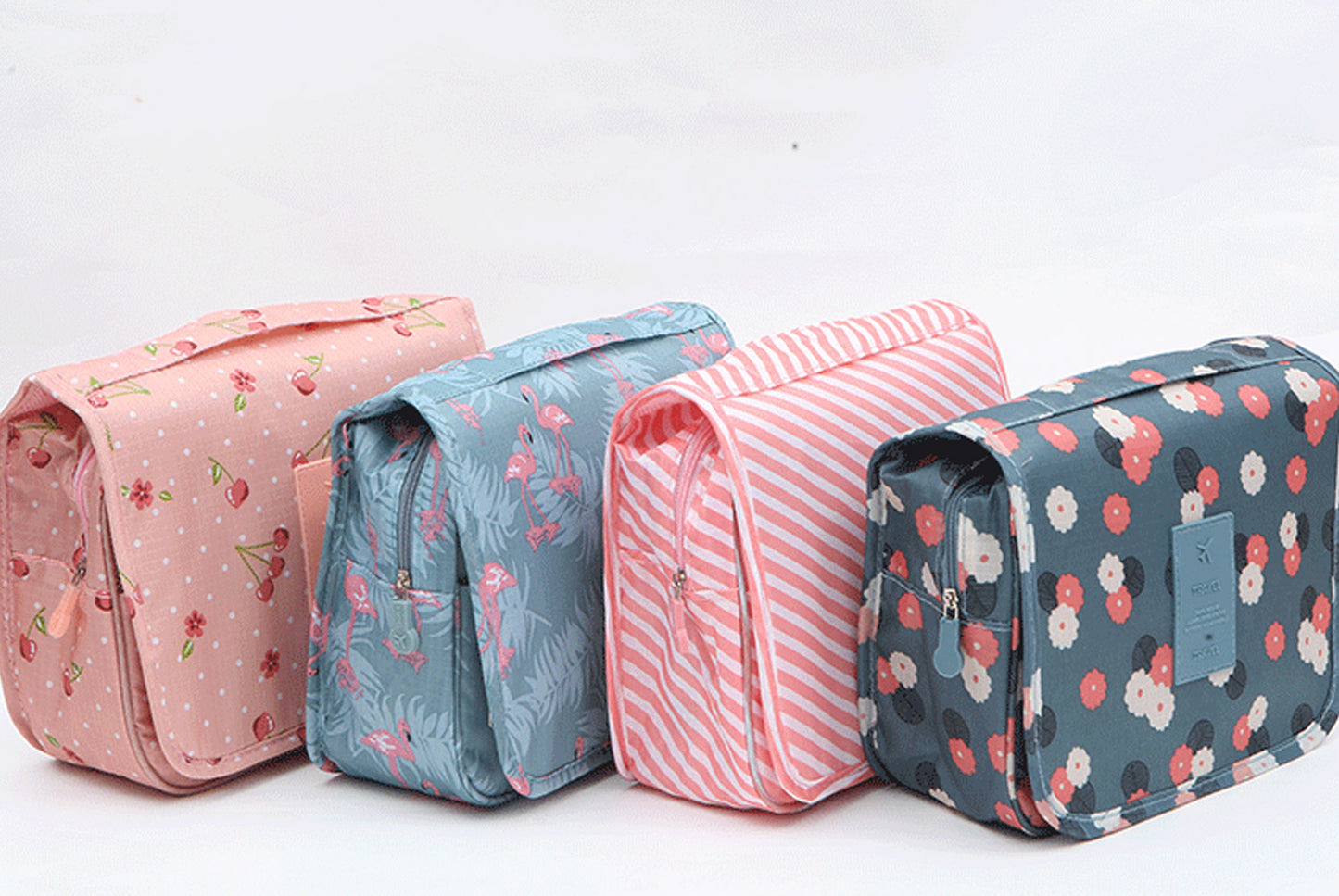 Hanging toiletry storage bag