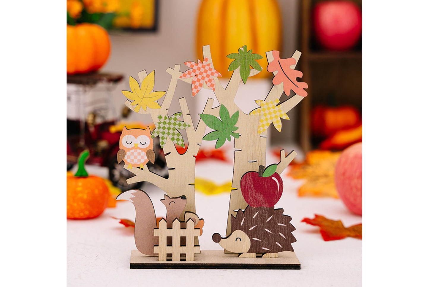 Harvest Season Wooden Decorative Ornaments