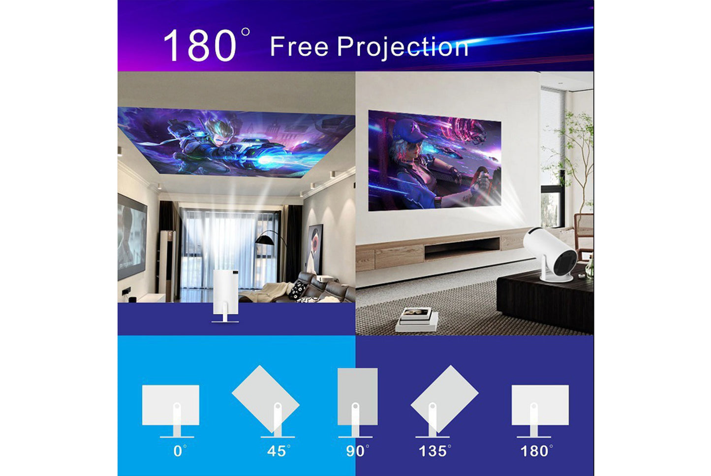 **X10 PLUS Smart HD Projector 2+8GB Edition**(UK plug)