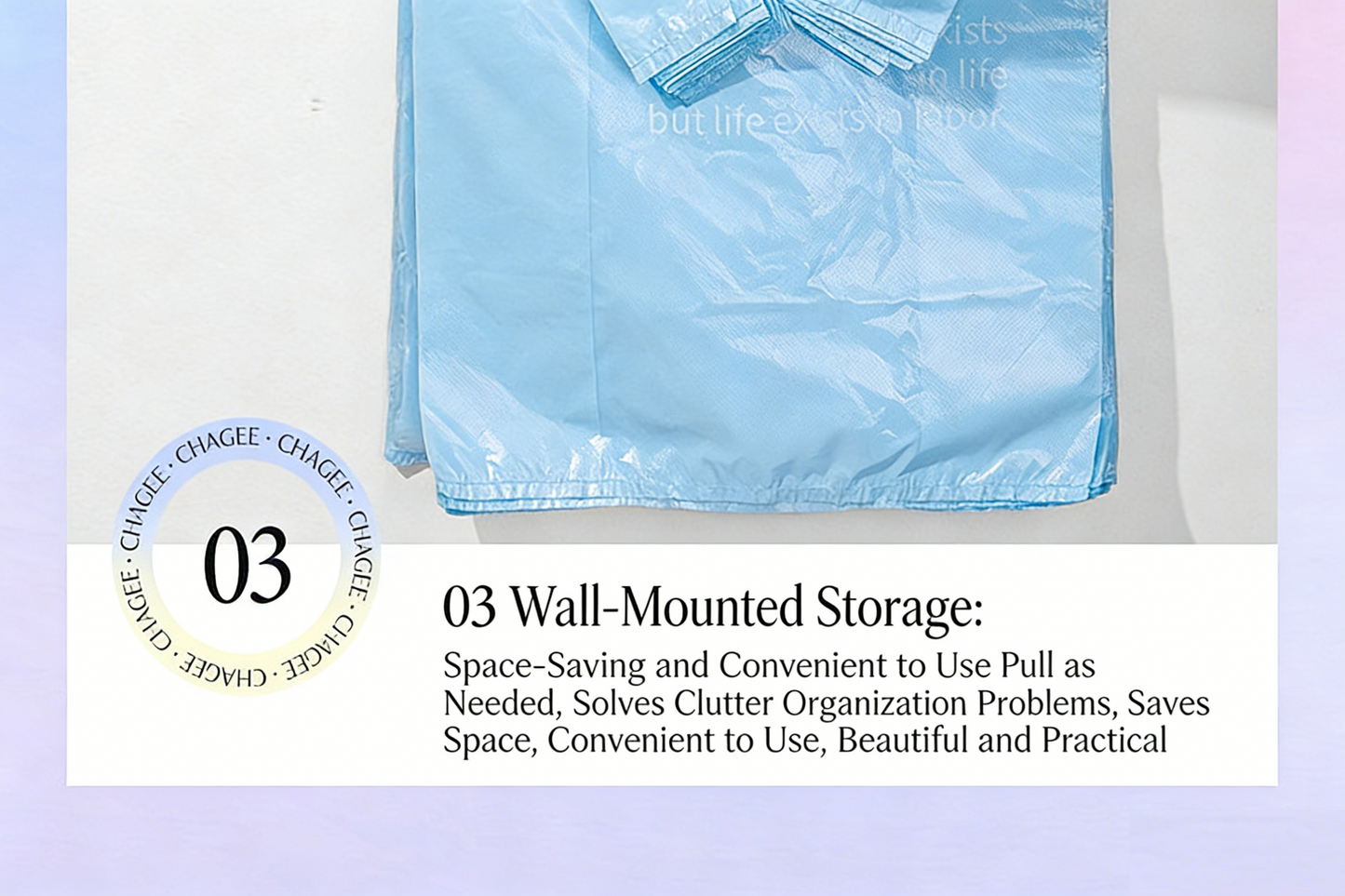 Thickened Hand-held Trash Bags (100-Pack)